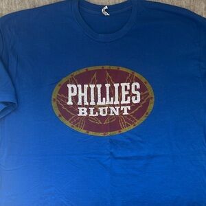 Blue Phillies Blunt Graphic T-Shirt